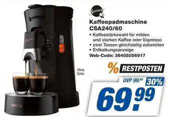 Expert Senseo kaffeepadmaschine csa240/60 Angebot