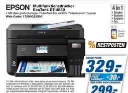 Expert Epson multifunktionsdrucker ecotank et-4850 Angebot