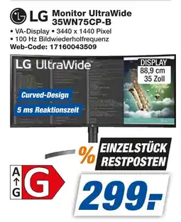 Expert Lg monitor ultrawide 35wn75cp-b Angebot