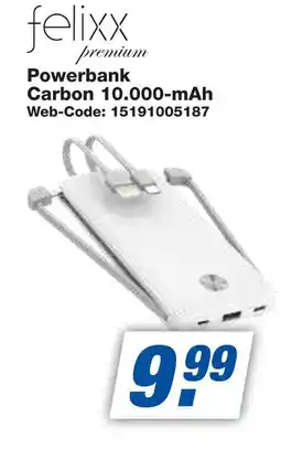 Expert Felixx powerbank carbon 10.000-mah Angebot