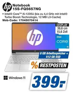 Expert Hp notebook 15s-fq5657ng Angebot