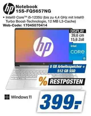Expert Hp notebook 15s-fq5657ng Angebot