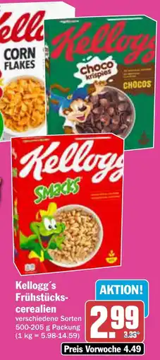 AEZ Kellogg's Frühstückscerealien Angebot