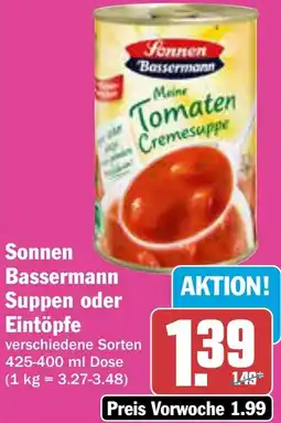 AEZ Sonnen Bassermann Suppen oder Eintöpfe Angebot