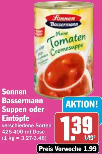 AEZ Sonnen Bassermann Suppen oder Eintöpfe Angebot