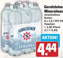 AEZ Gerolsteiner Mineralwasser Angebot