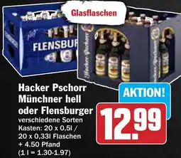 AEZ Hacker Pschorr Münchner hell oder Flensburger Angebot