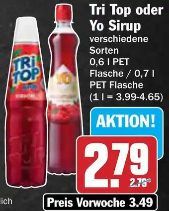 AEZ Tri Top oder Yo Sirup Angebot