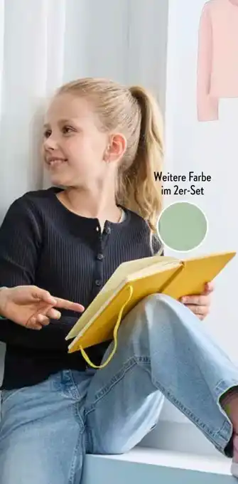 Aldi Süd Lily & Dan Jersey-Cardigan 2er-Set Angebot