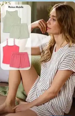 Aldi Süd Up2Fashion Damen Musselin-Shorty-Pyjama Angebot