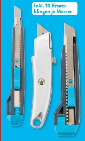 Aldi Süd Workzone Heimwerker Messer-Set Angebot