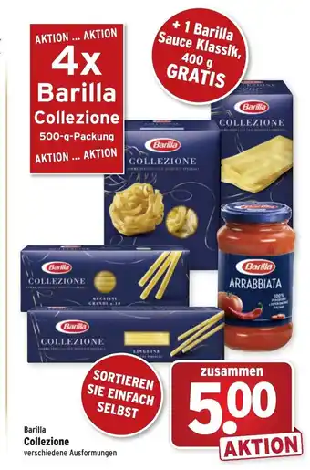 Wasgau Collezione Barilla Angebot