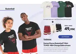 Decathlon Tarmak damen/herren basketball t-shirt ts 900 - nba chicago bulls schwarz Angebot