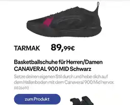 Decathlon Tarmak basketballschuhe für herren/damen canaveral 900 mid schwarz Angebot
