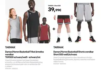 Decathlon Tarmak tkr500 + short 500 Angebot