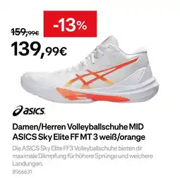 Decathlon Asics damen/herren volleyballschuhe mid Angebot