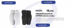 Decathlon Kipsta volleyball knieschoner vkp500 schwarz / weiss Angebot