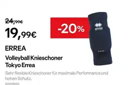 Decathlon Errea volleyball knieschoner tokyo Angebot