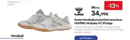 Decathlon Hummel kinder handballschuhe klettverschluss hummel multiplay vc jr beige Angebot