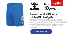 Decathlon Hummel herren handball shorts hummel blau/gelb Angebot