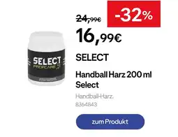 Decathlon Select handball harz 200 ml select Angebot