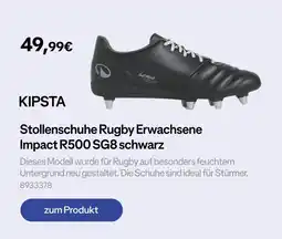 Decathlon Kipsta stollenschuhe rugby erwachsene impact r500 sg8 schwarz Angebot