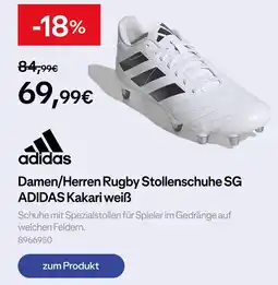 Decathlon Adidas damen/herren rugby stollenschuhe sg adidas kakari weiß Angebot