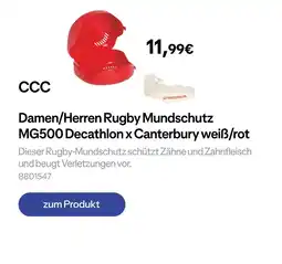 Decathlon Damen/herren rugby mundschutz Angebot