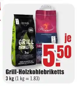 B1 Discount Baumarkt Grill-Holzkohlebriketts Angebot
