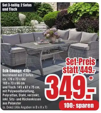 B1 Discount Baumarkt Eck-Lounge "Elli" Angebot