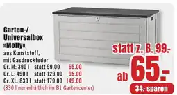 B1 Discount Baumarkt Garten-/ Universalbox >>Molly<< Angebot