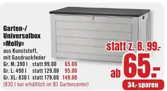 B1 Discount Baumarkt Garten-/ Universalbox >>Molly<< Angebot