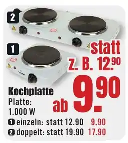 B1 Discount Baumarkt Kochplatte Angebot