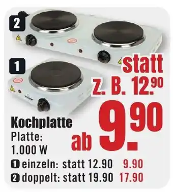 B1 Discount Baumarkt Kochplatte Angebot