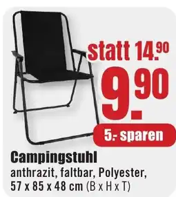 B1 Discount Baumarkt Campingstuhl Angebot