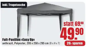 B1 Discount Baumarkt Falt-Pavillon "Easy Up" Angebot