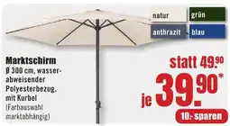 B1 Discount Baumarkt Marktschirm Angebot