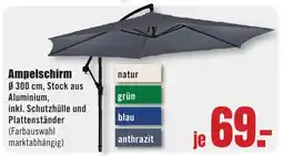 B1 Discount Baumarkt Ampelschirm Angebot
