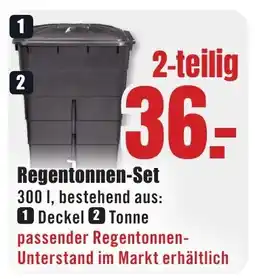 B1 Discount Baumarkt Regentonnen-Set Angebot