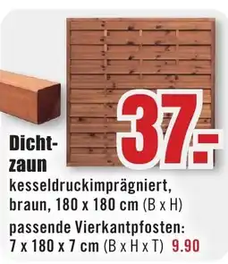B1 Discount Baumarkt Dichtzaun Angebot