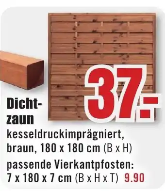 B1 Discount Baumarkt Dichtzaun Angebot