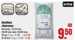 B1 Discount Baumarkt ZierKies >>Carrara<< Angebot