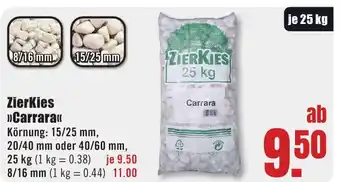 B1 Discount Baumarkt ZierKies >>Carrara<< Angebot