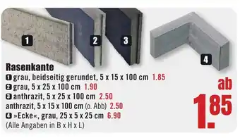 B1 Discount Baumarkt Rasenkante Angebot