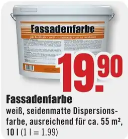 B1 Discount Baumarkt Fassadenfarbe Angebot