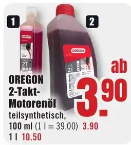 B1 Discount Baumarkt OREGON 2-Takt- Motorenöl Angebot