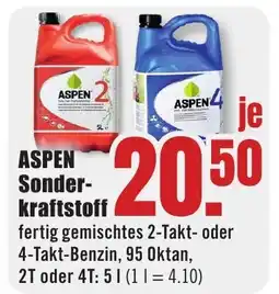 B1 Discount Baumarkt ASPEN Sonderkraftstoff Angebot