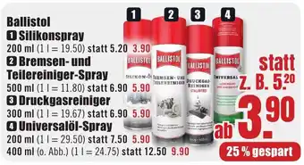 B1 Discount Baumarkt Ballistol Silikonspray Angebot