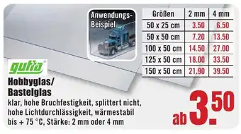B1 Discount Baumarkt gutta Hobbyglas/ Bastelglas Angebot