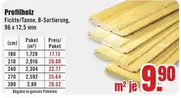 B1 Discount Baumarkt Profilholz Angebot
